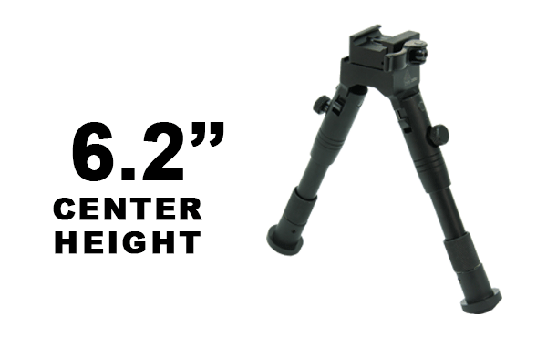UTG® Shooter's Bipod, Quick Detach, 15,7 - 17 cm (6.2"-6.7")