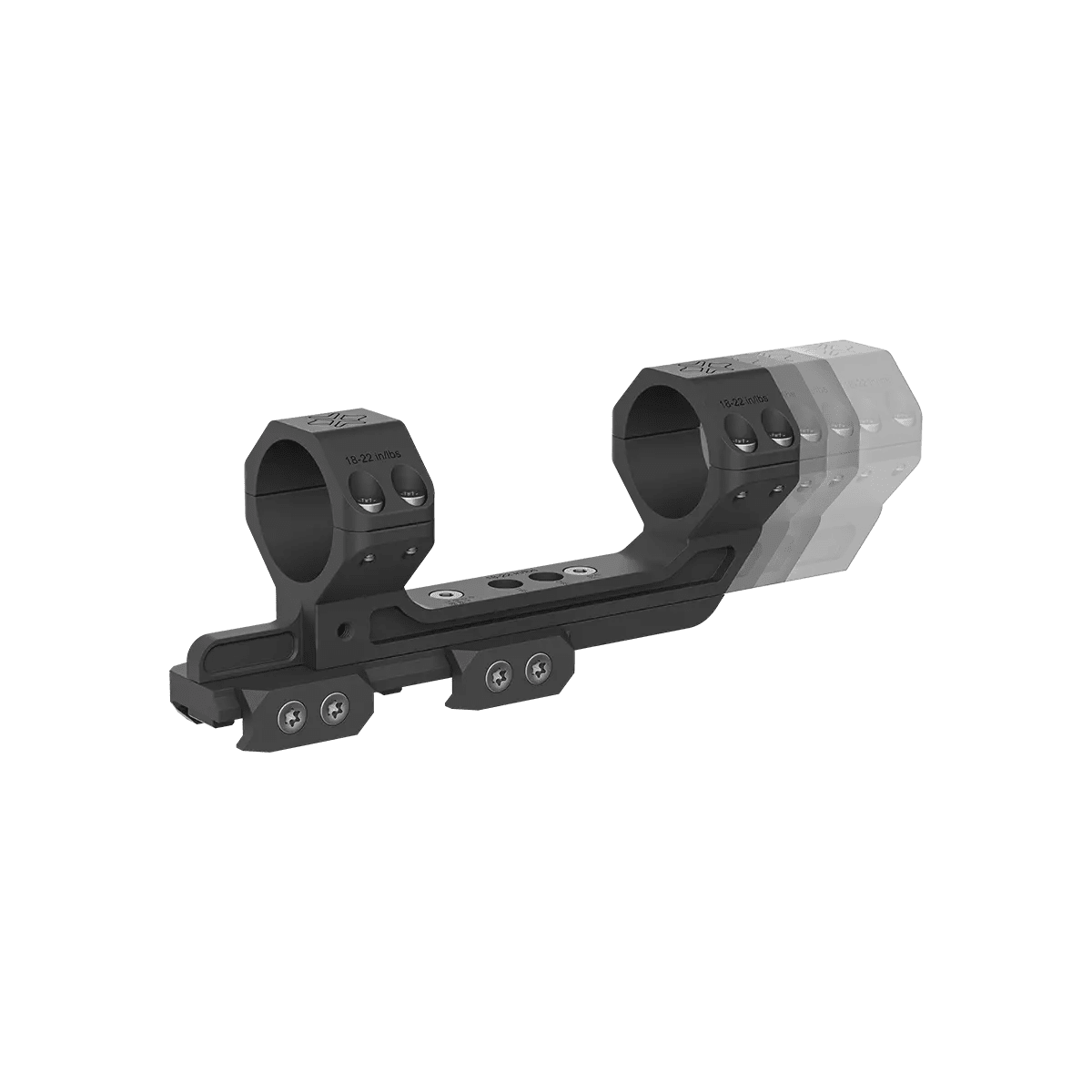 30mm 1-Piece Adjustable Extended Picatinny Mount - Vector Optics