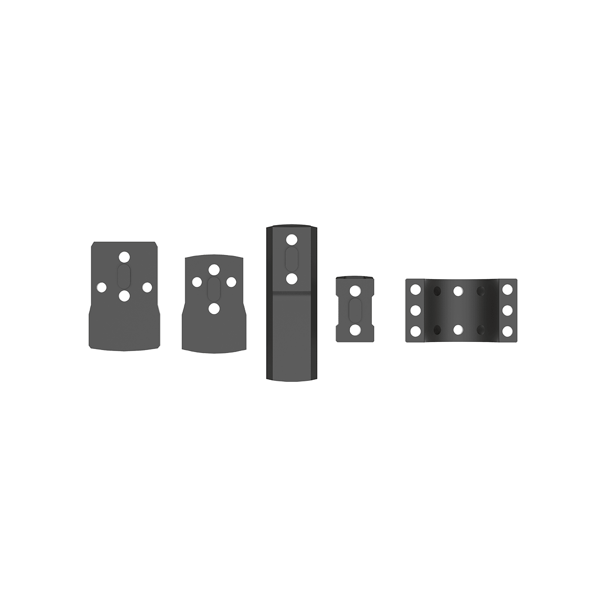 30mm X-ACCU Mount Assembly Kit 6 Holes - Vector Optics