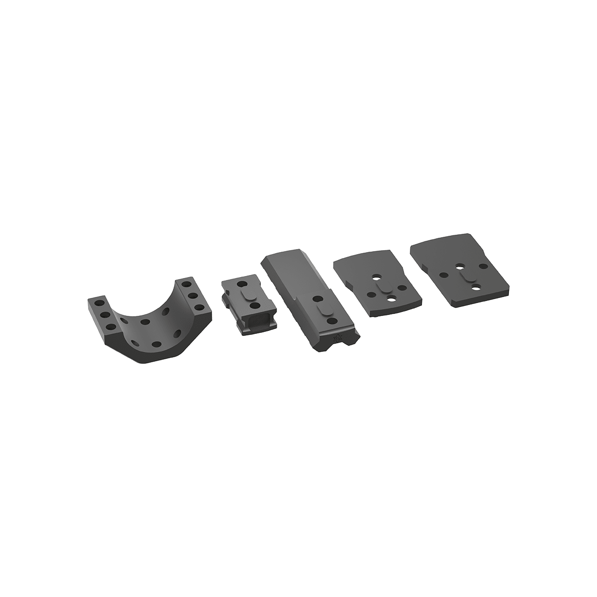 30mm X-ACCU Mount Assembly Kit 6 Holes - Vector Optics