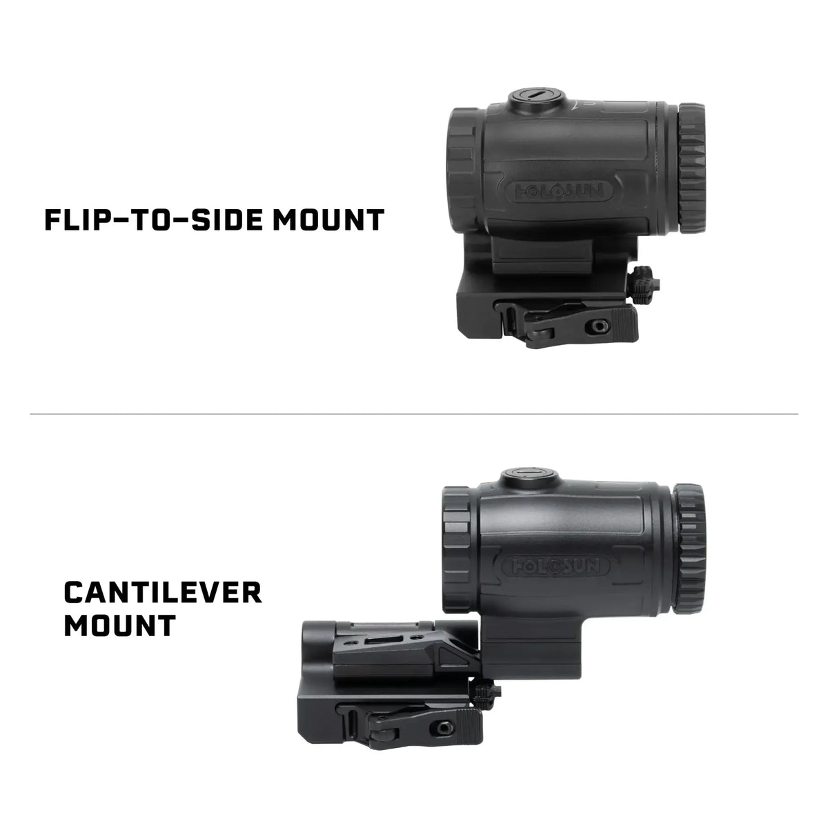 Holosun HM3X-MICRO 3X Magnifier/Flip & QD Mount