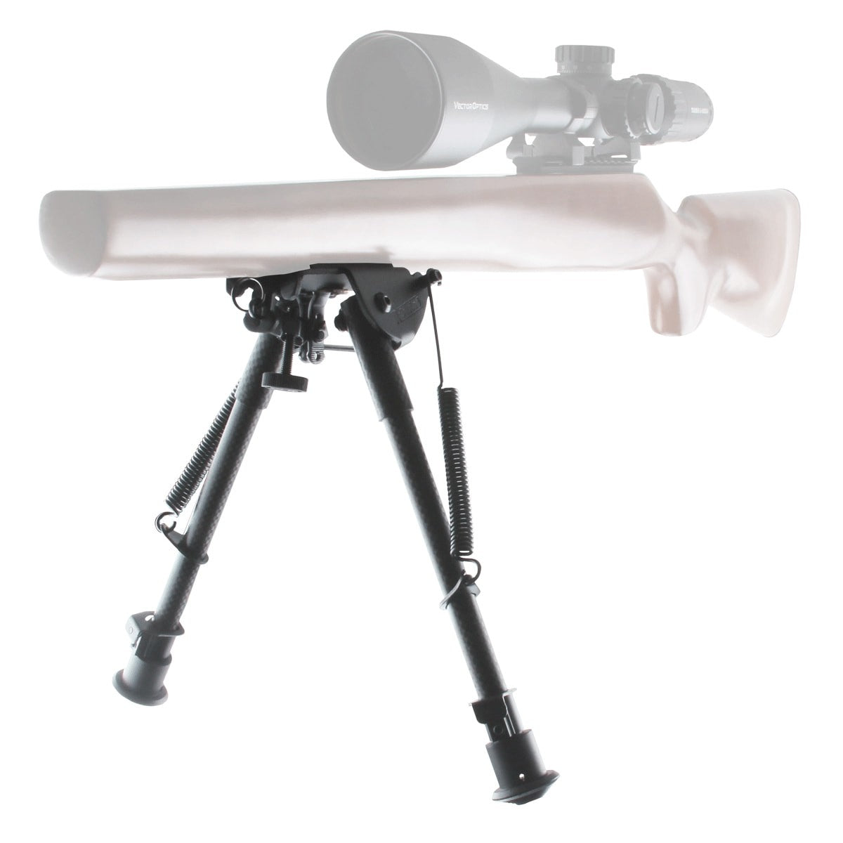 RokStad Carbon Fiber 9-13.5" Swivel Spring Bipod