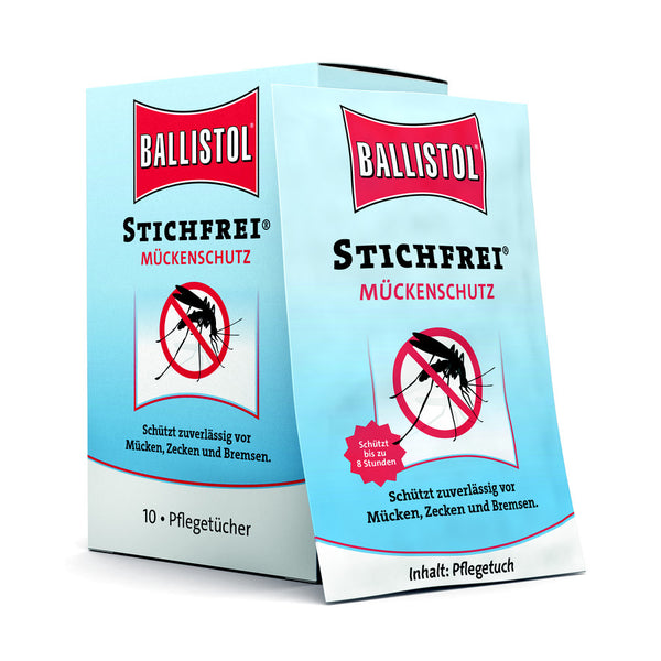 Ballistol Stikk-Fri Innsektsbeskyttelse, Våtservietter