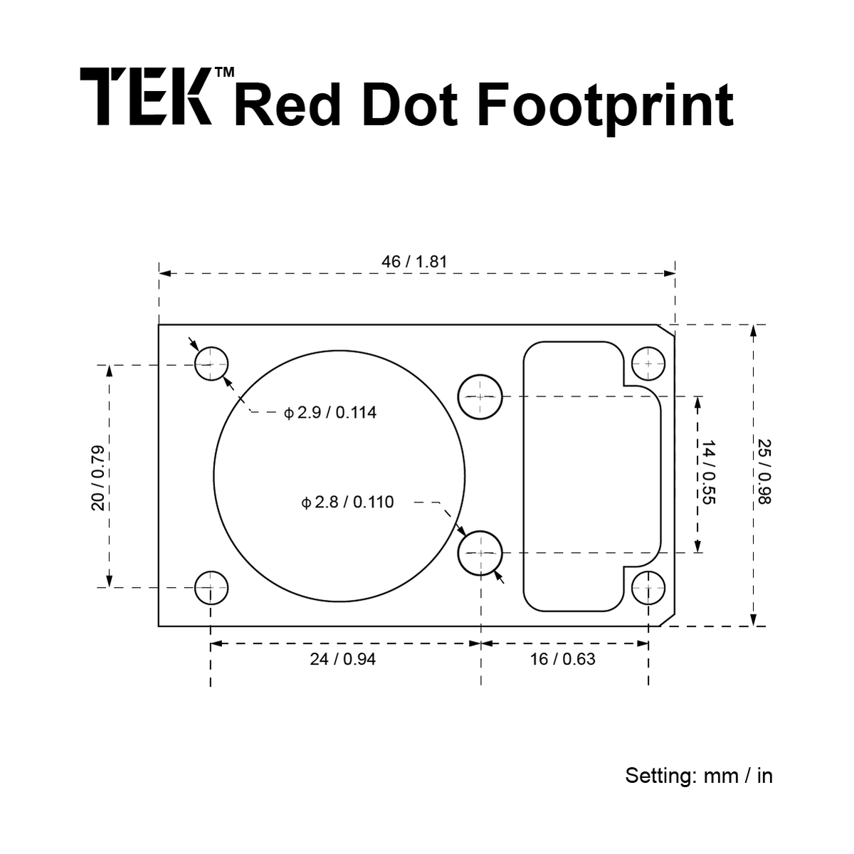 Adapterplater for Vector Optics VAS™ Riser
