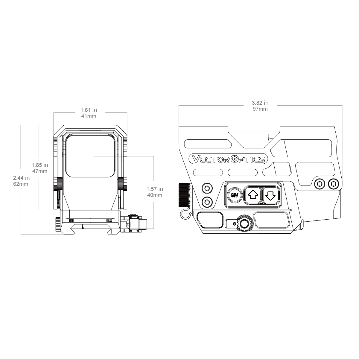 Frenzy Plus 1x31x26 Multi-Reticle Red Dot Sight
