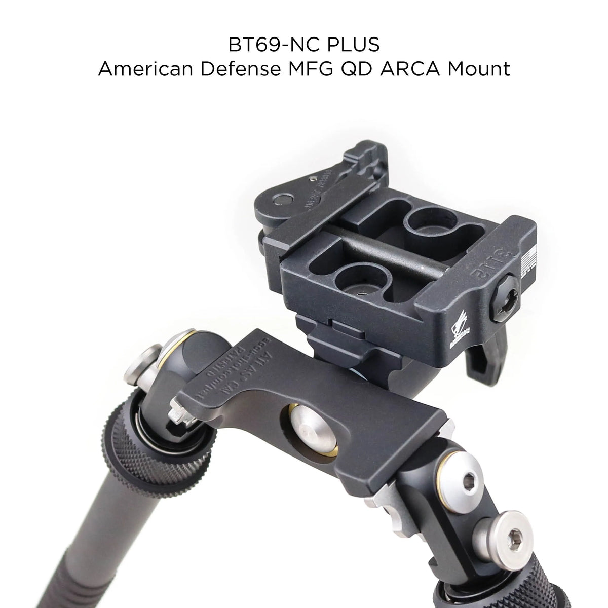 BT69-NC Gen. 2 CAL Atlas® Bipod: Tall with No Clamp