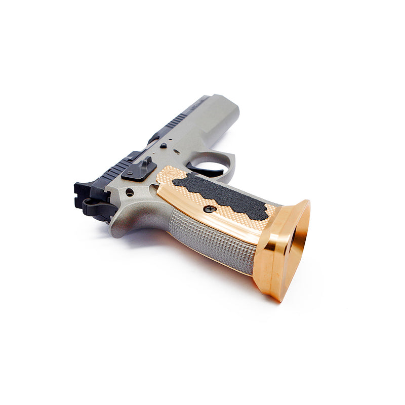 Brass Short Grips for CZ 75 / TS / Shadow 2
