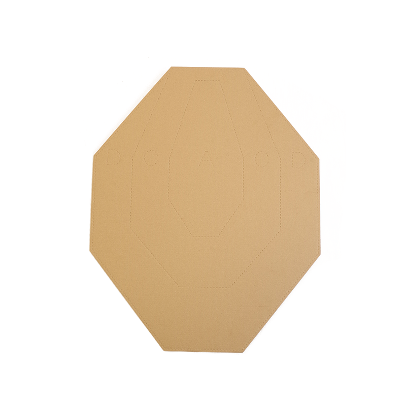 IPSC Cardboard Targets TAN/WHITE, 100 pcs