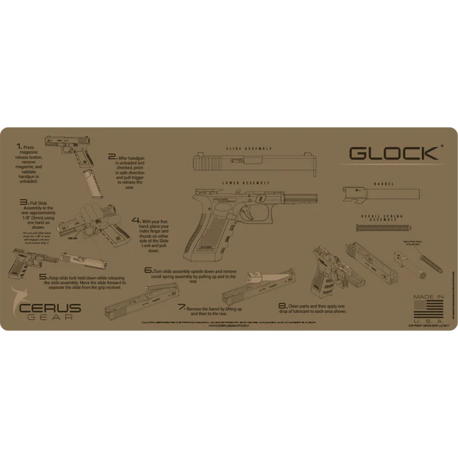 ProMat - GLOCK® Instructional Gun Mat