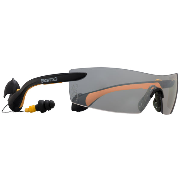 Sound Shield Skytebriller m/øreplugger, Klare