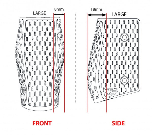 Wrap-Around Polymer Track Grips for Canik Rival-S