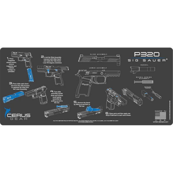 ProMat - Sig Sauer® P320 Instructional Gun Mat