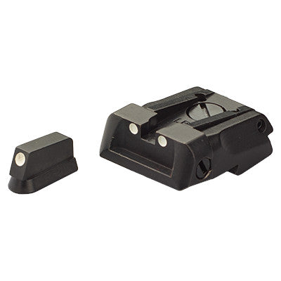 LPA SPS06CZ30 Adjustable Sight Set with White Dots for CZ SP01/Shadow 2