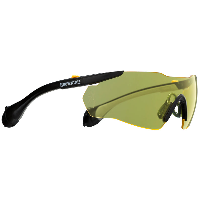 Sound Shield Skytebriller m/øreplugger, Gul