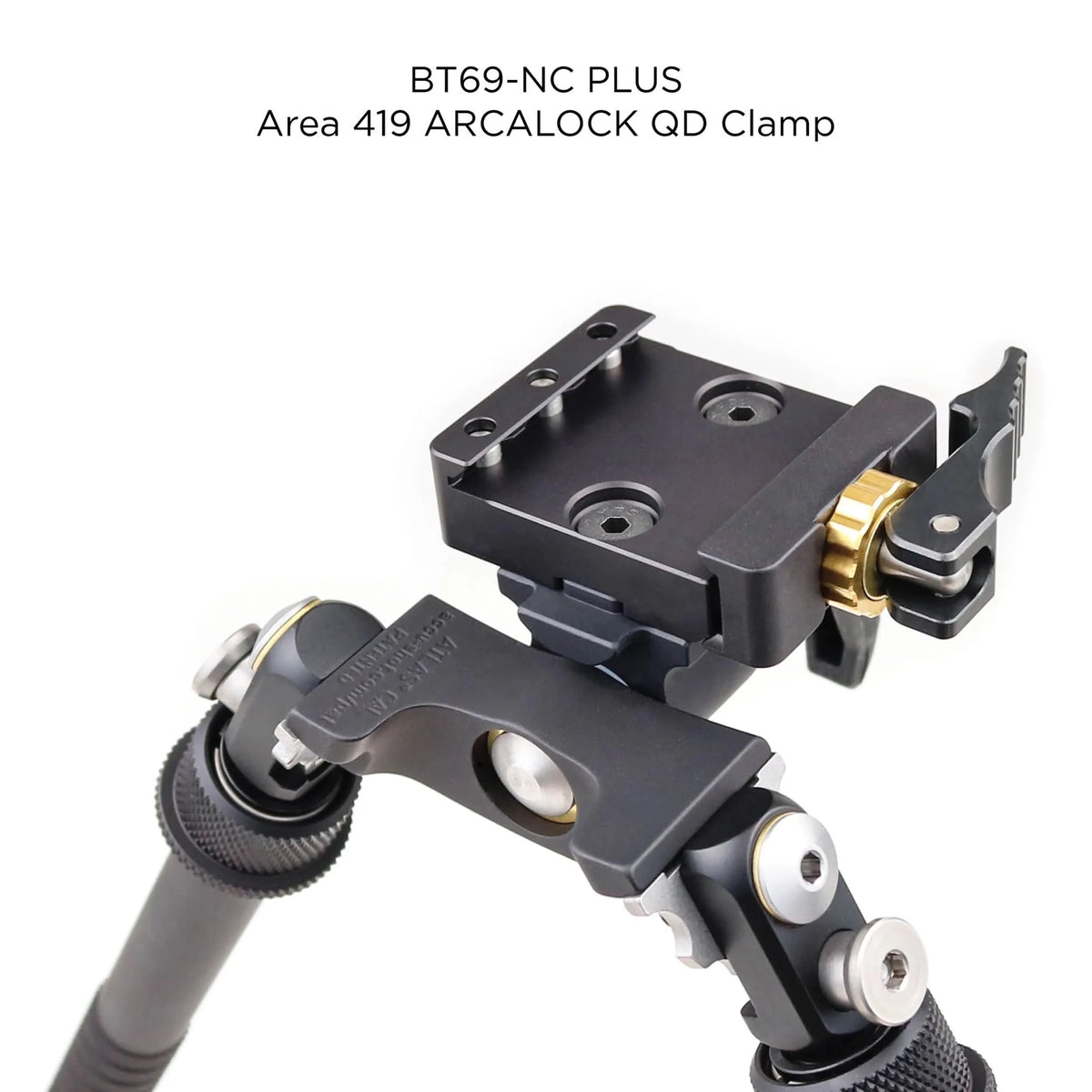 BT69-NC Gen. 2 CAL Atlas® Bipod: Tall with No Clamp - Atlas