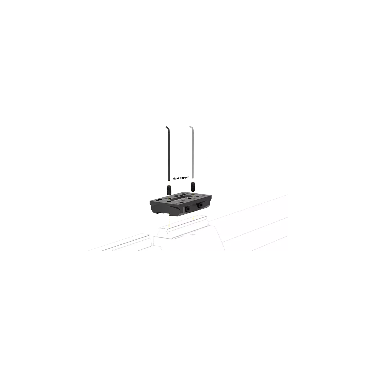 Universal 11 mm dovetail montasje for rødpunktsikte