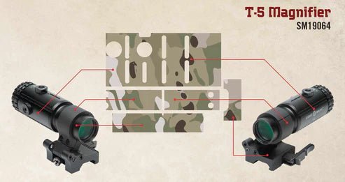 Camo Wrap for Sightmark T - 5 Magnifier - Sightmark