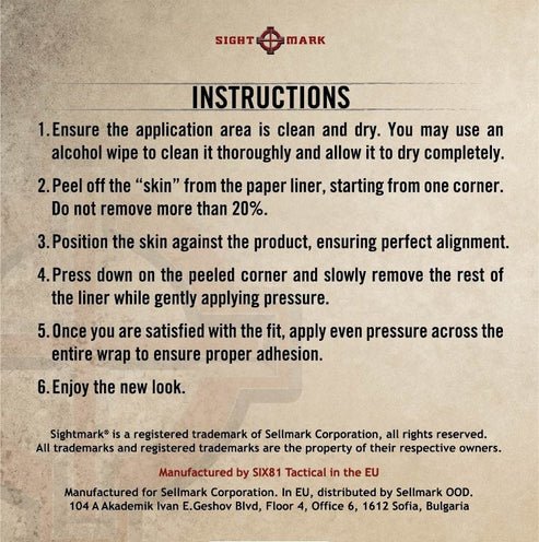 Camo Wrap for Sightmark Ultra Shot M - Spec FMS - Sightmark