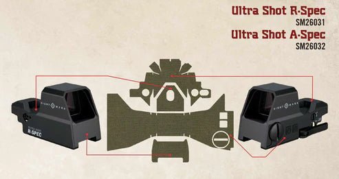 Camo Wrap for Sightmark Ultra Shot R - Spec / A - Spec - Sightmark