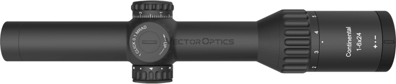 Continental 1-6x24i Fiber HD SFP Tactical Scope - Vector Optics