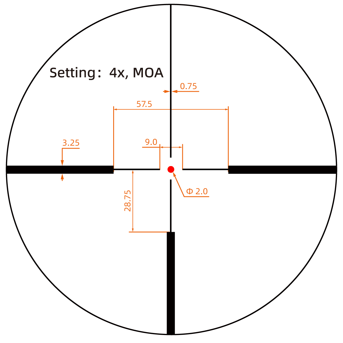 Continental x6 1.5-9x42 G4 Rifle Scope Hunting MPVO - Vector Optics