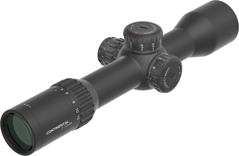 Continental x6 2-12x44 CTR HD FFP Rifle Scope - Vector Optics