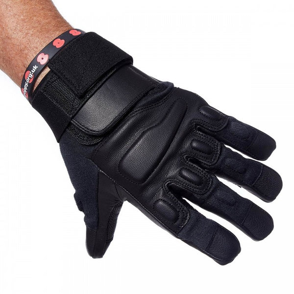 Coyote Gloves with Triple Protection, Level 5 Cut Resistance - Black