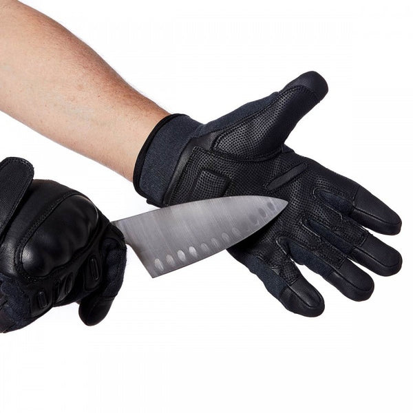 Coyote Gloves with Triple Protection, Level 5 Cut Resistance - Black