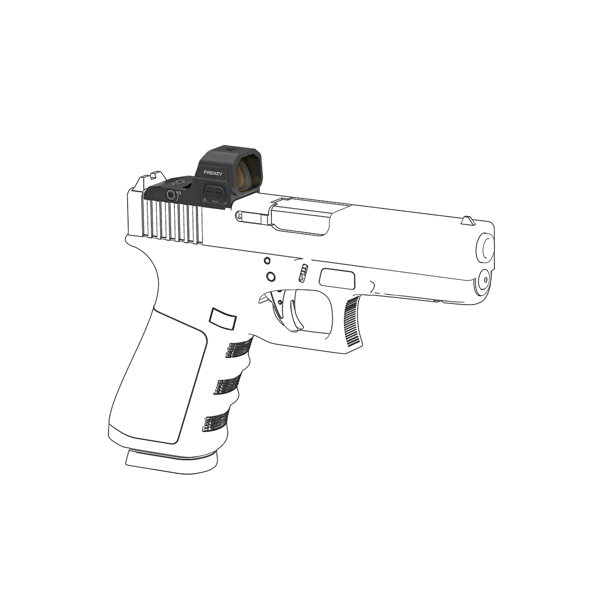 Frenzy FA 1x16x21 Standard MOS Red Dot Sight