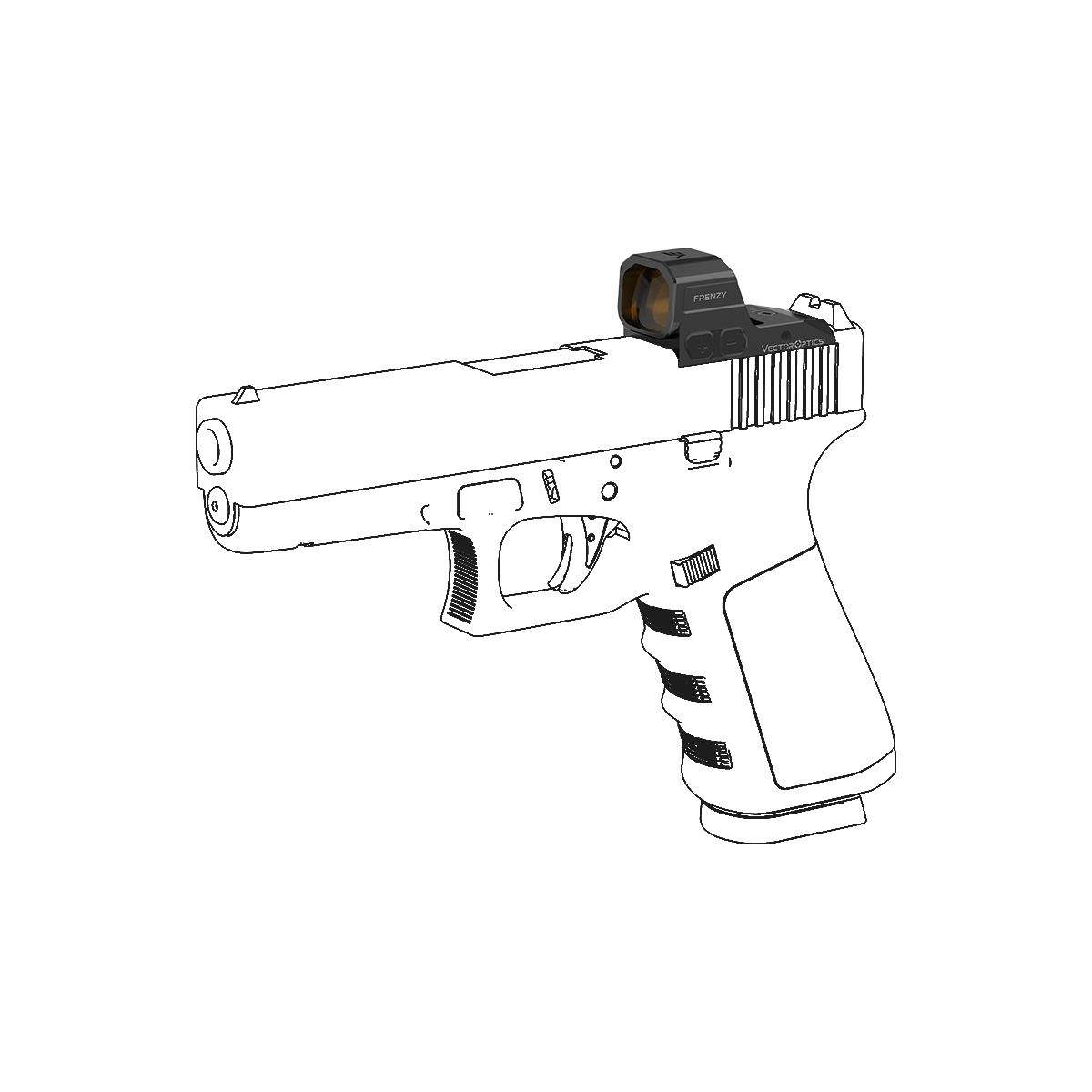 Frenzy FA 1x16x21 Standard MOS Red Dot Sight
