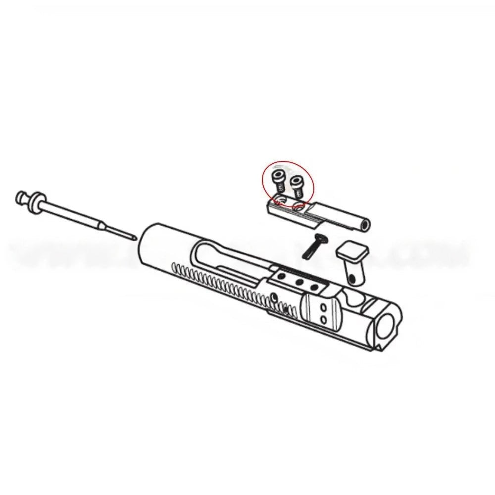 Eemann Tech Bolt Carrier Key Screw for AR - 15 - 2 pcs. - Eemann Tech