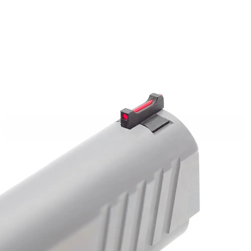 Front Sight for 1911/2011, Checkered with 1mm Fiber Optics Rod