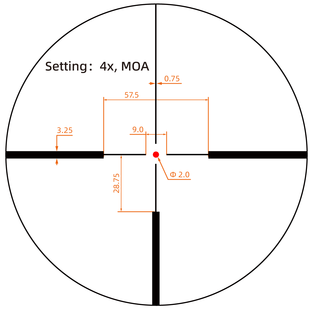 Continental x6 1.5-9x42 G4 Rifle Scope Hunting MPVO