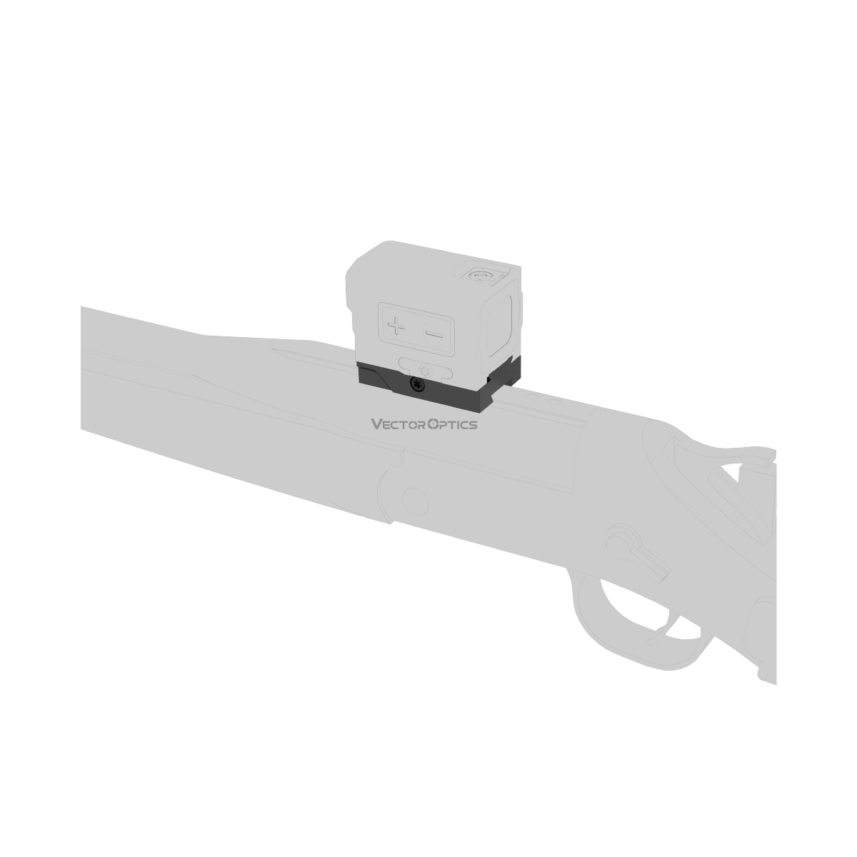 Red Dot Low Dovetail Mount for VOD/ACRO Footprint