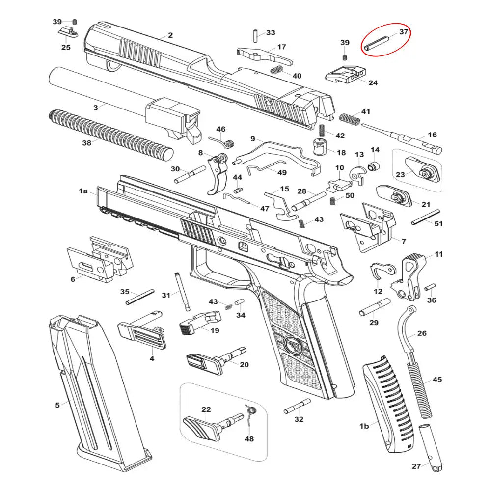 Firing Pin Pin for CZ P07 / P09 Nocturne - CZ