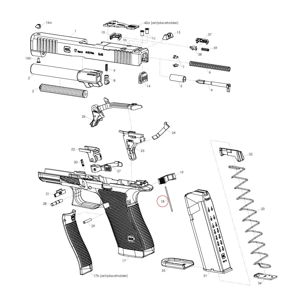GLOCK GEN6 Magazine Catch Spring