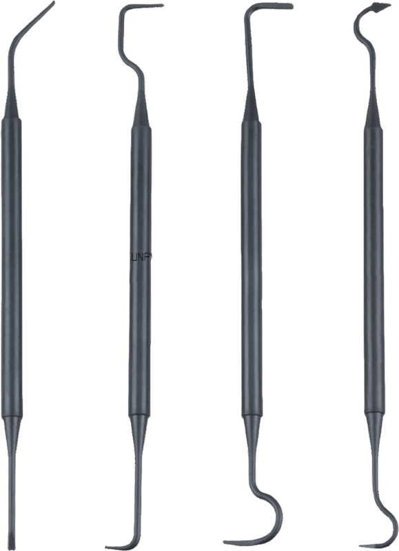 Gunpany Dobbelhodet renseverktøy, Sett med 4 - Vector Optics