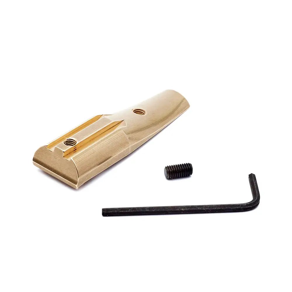 Heavy Brass Feed Grip Plug for Glock 17 Gen4/5 - Eemann Tech