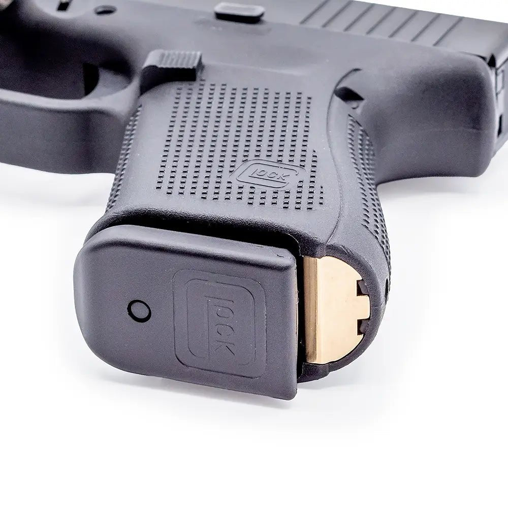Heavy Brass Feed Grip Plug for Glock 19 Gen4/5 - Eemann Tech