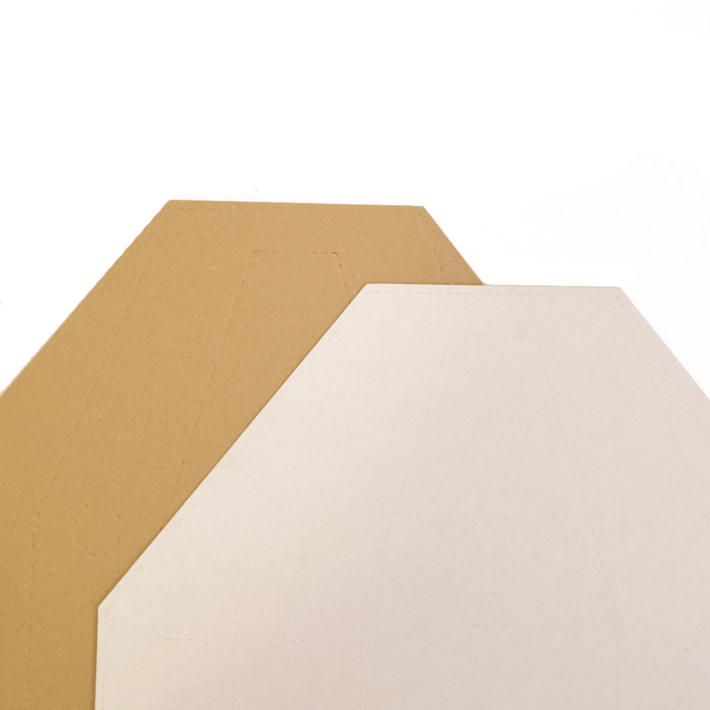 IPSC Pappskiver BRUN/HVIT, 100 stk - Eemann Tech