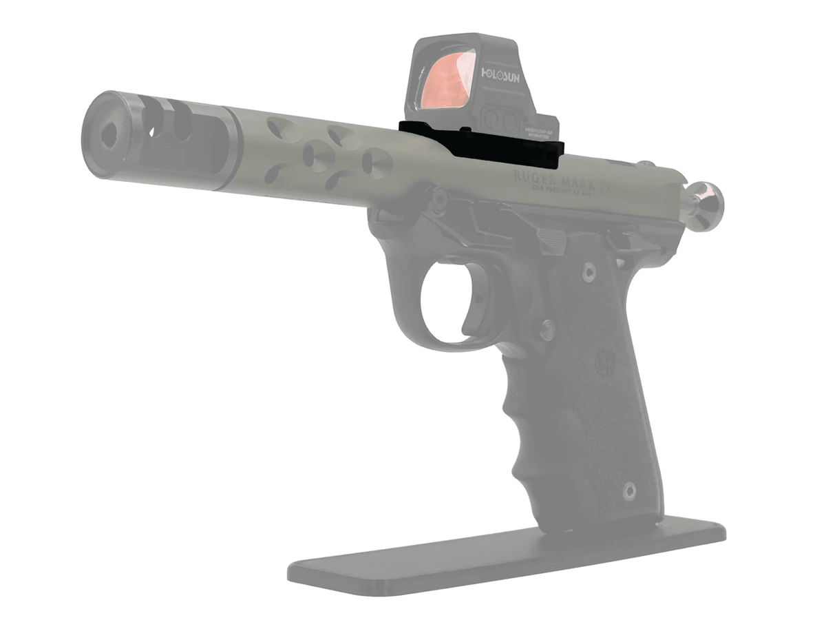 LowPro™ Nylon Lavprofil rødpunkt-feste for Ruger Mark III & IV - LowPro Mounts