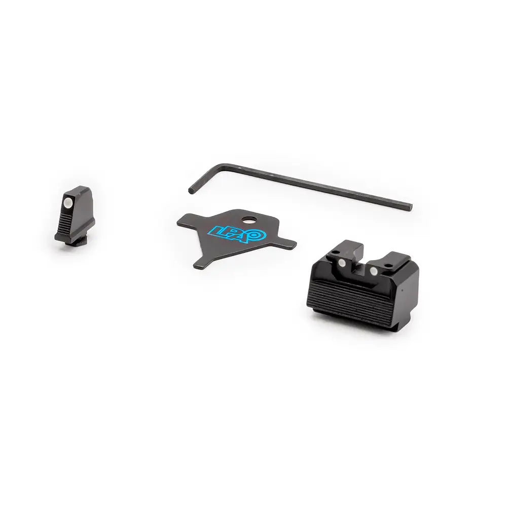 LPA RDS02WA30 Sight Set for Walther with White Dots