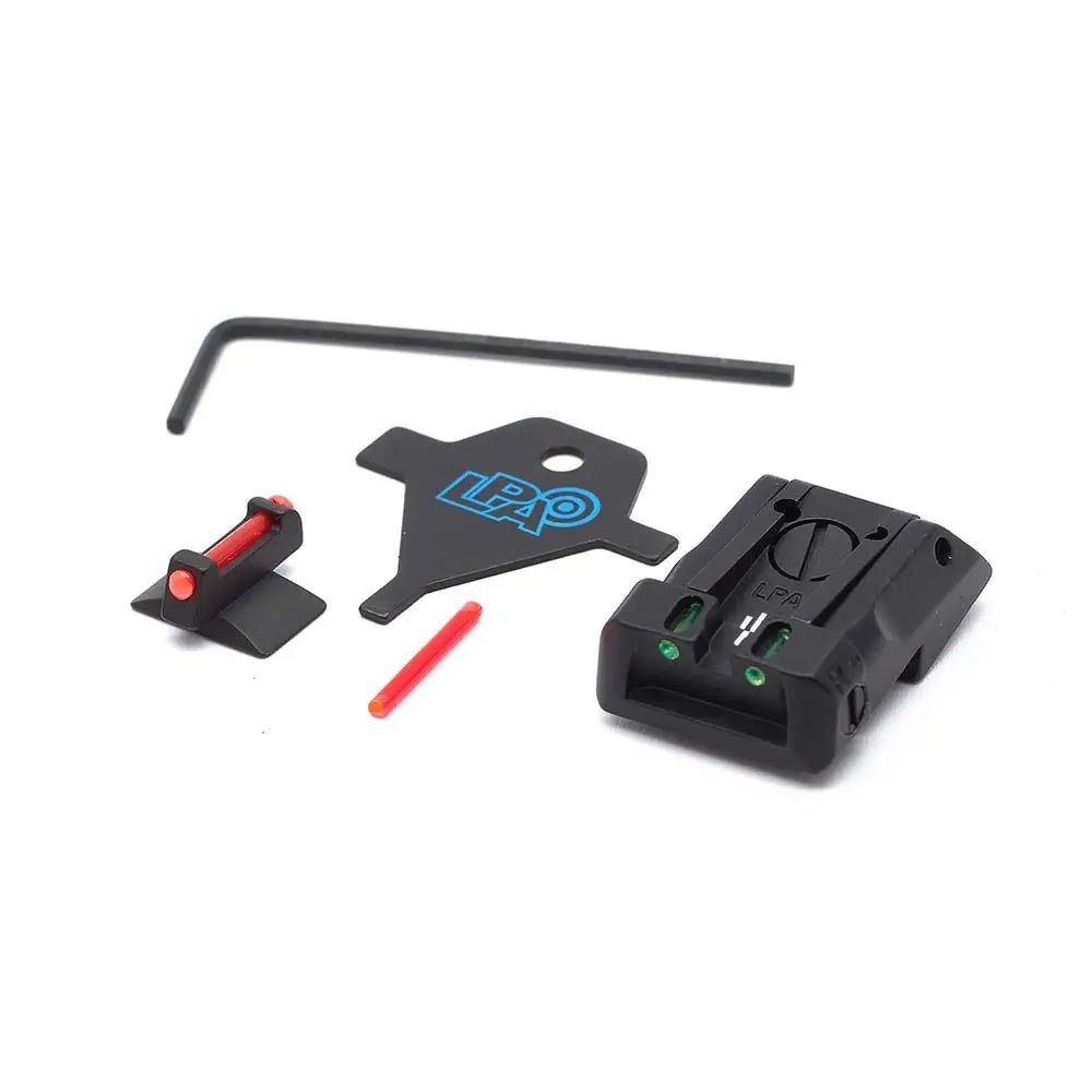 LPA SPF04XE Adjustable Sight Set for COLT XSE + all standard Novak cut - LPA Ghilardi