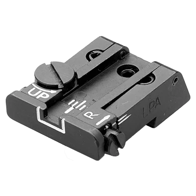 LPA TPU87BZ18 Justerbart Baksikte for CZ P - 10 med Hvit Ramme - LPA