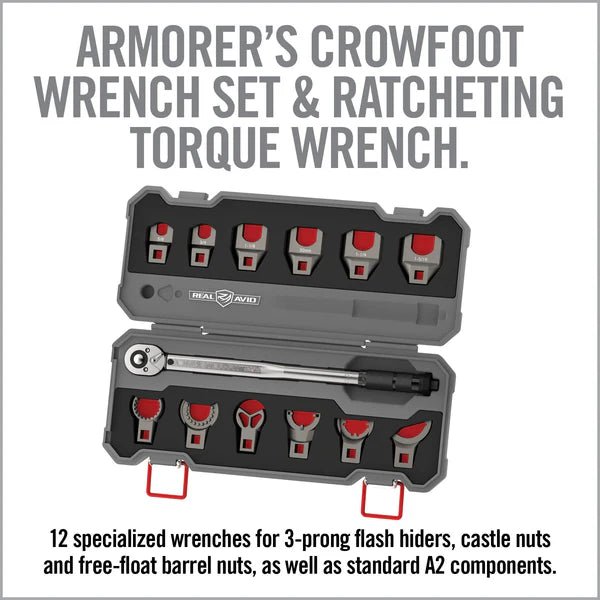 Master - Fit® 13 - Piece AR15 Crowfoot Wrench Set - Real Avid