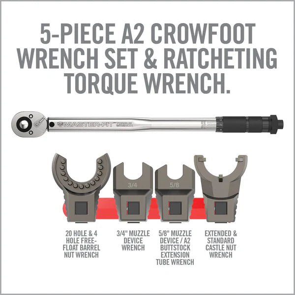 Master - Fit® 5 - Piece A2 Crowfoot Wrench Set - Real Avid