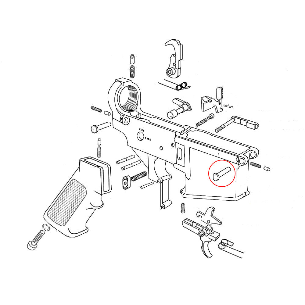 Pivot Pin for AR - 15 - Eemann Tech