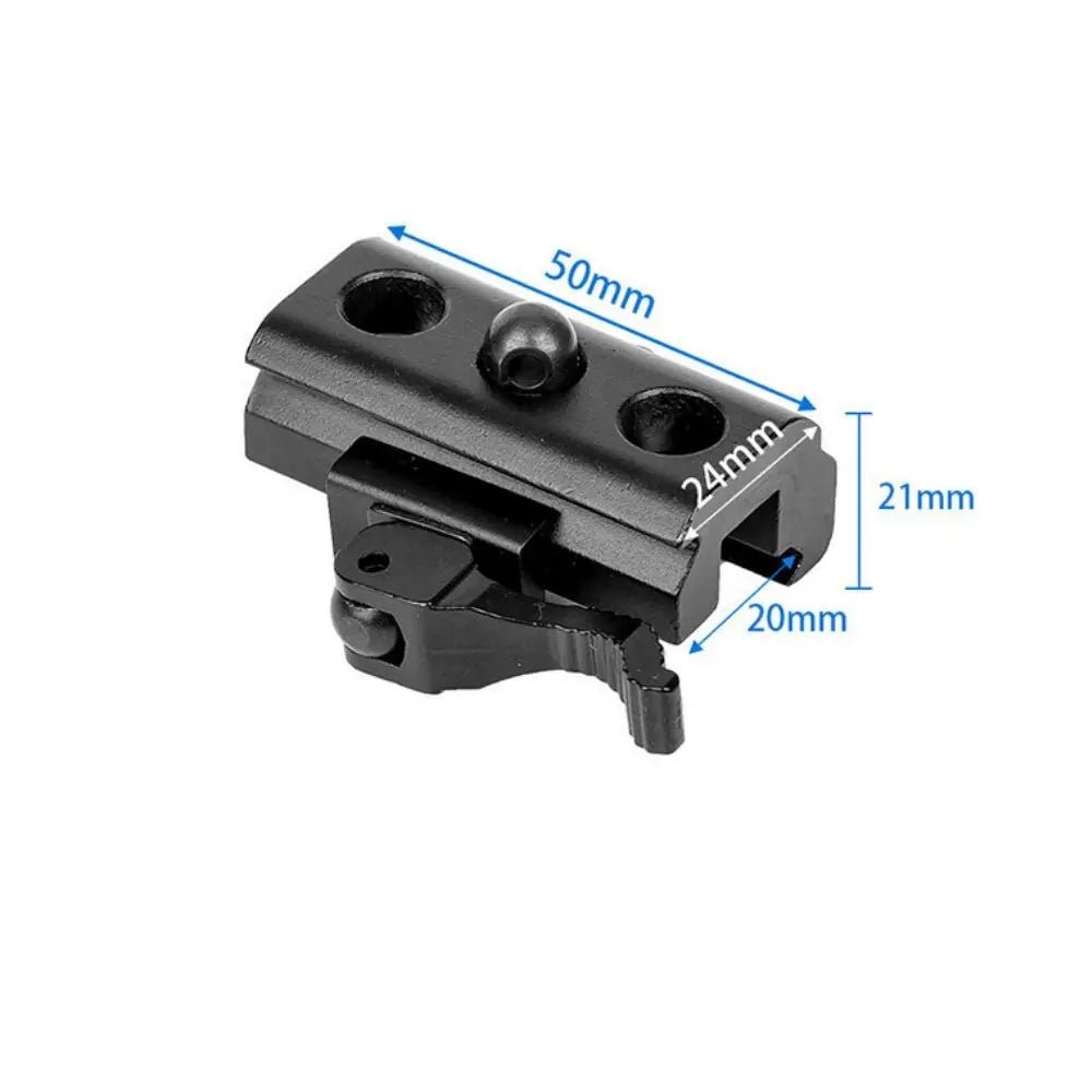 Quick Release Tofot Adapter - Reimfeste til Picatinny - Lynxgear