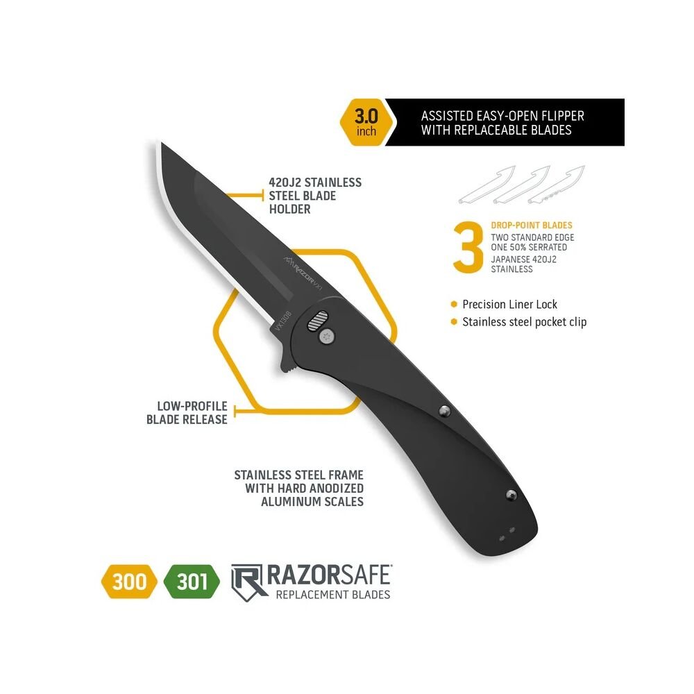 Razor VX® 1, Black - Outdoor Edge