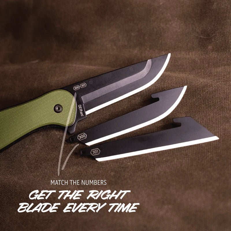 Razor VX® 2, Green G10 - Outdoor Edge